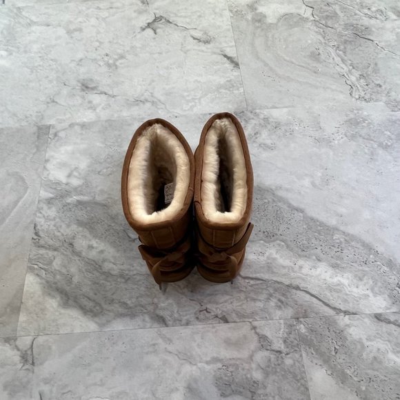 UGG Women's Classic Lace Chestnut Mid Suede 1103757‎ Winter Boot Size 6 - Picture 7 of 12